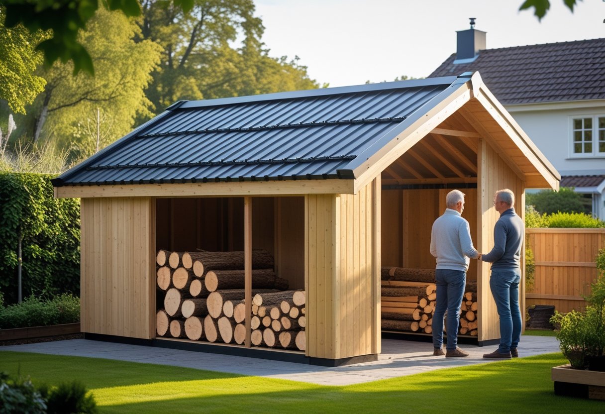 Sådan vælger du den rette tagdækning i Kolding til dit brændeopbevaringsprojekt